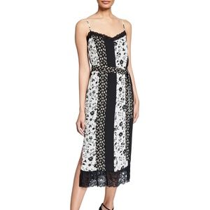 Likely Mixed Floral Pattern Lia Black Dress Size 6